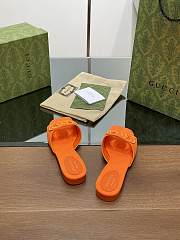 Gucci Interlocking G Slide Sandal Orange - 4