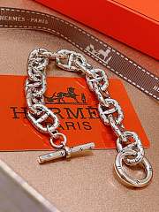 Hermes Silver Bracelet - 3