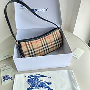 Burberry Shoulder Bag Check Prin 26x6x12cm - 1