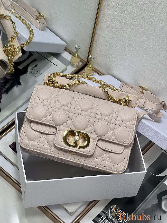 Dior Small Jolie Top Handle Bag Pink 22 x 14 x 8 cm - 1