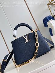 Louis Vuitton LV Capucines BB Navy Blue 27 x 18 x 9 cm - 1