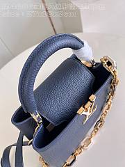 Louis Vuitton LV Capucines BB Navy Blue 27 x 18 x 9 cm - 6