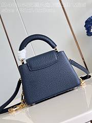 Louis Vuitton LV Mini Capucines Navy Blue 21x14x8cm - 6