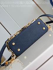 Louis Vuitton LV Mini Capucines Navy Blue 21x14x8cm - 2