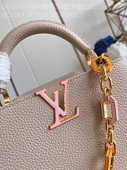 Louis Vuitton LV Capucines BB White Quartz 27 x 18 x 9 cm - 2