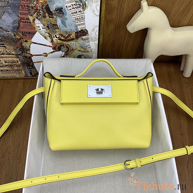 Hermes 24/24 21 Bag Yellow Silver 21cm - 1