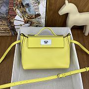 Hermes 24/24 21 Bag Yellow Silver 21cm - 1