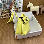 Hermes 24/24 21 Bag Yellow Silver 21cm - 3