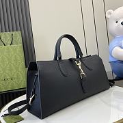 Gucci Jackie Medium Tote Bag Black 40x19.5x12cm - 5