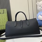 Gucci Jackie Medium Tote Bag Black 40x19.5x12cm - 4