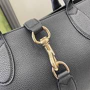 Gucci Jackie Medium Tote Bag Black 40x19.5x12cm - 3