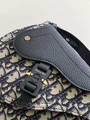 Dior Saddle Oblique Pouch 24x16.5x5.5cm - 4