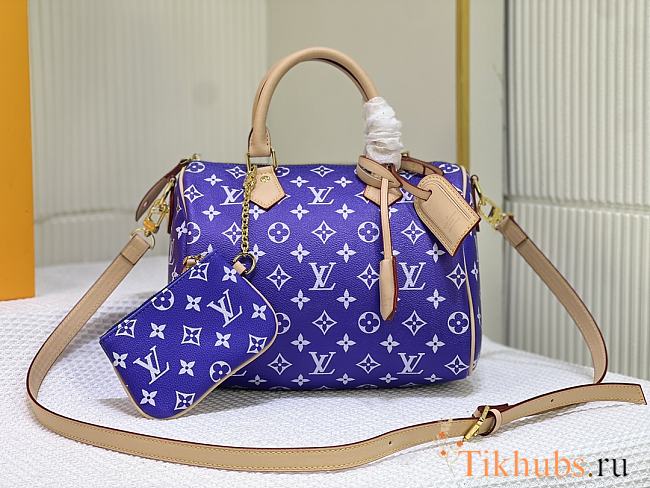 Louis Vuitton LV Speedy P9 Bandoulière 25 Purple 25x15x15cm - 1