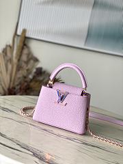 Louis Vuitton LV Mini capucines Pearly Lilac 21 x 14 x 8 cm - 1