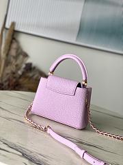 Louis Vuitton LV Mini capucines Pearly Lilac 21 x 14 x 8 cm - 6