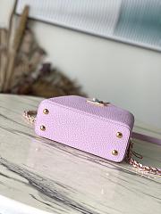 Louis Vuitton LV Mini capucines Pearly Lilac 21 x 14 x 8 cm - 5