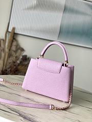 Louis Vuitton LV Capucines BB Pearly Lilac 27x18x9cm - 5