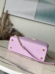 Louis Vuitton LV Capucines MM Pearly Lilac 31x20x11cm - 5