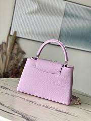 Louis Vuitton LV Capucines MM Pearly Lilac 31x20x11cm - 4