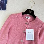 Chanel Pink Cardigan - 3