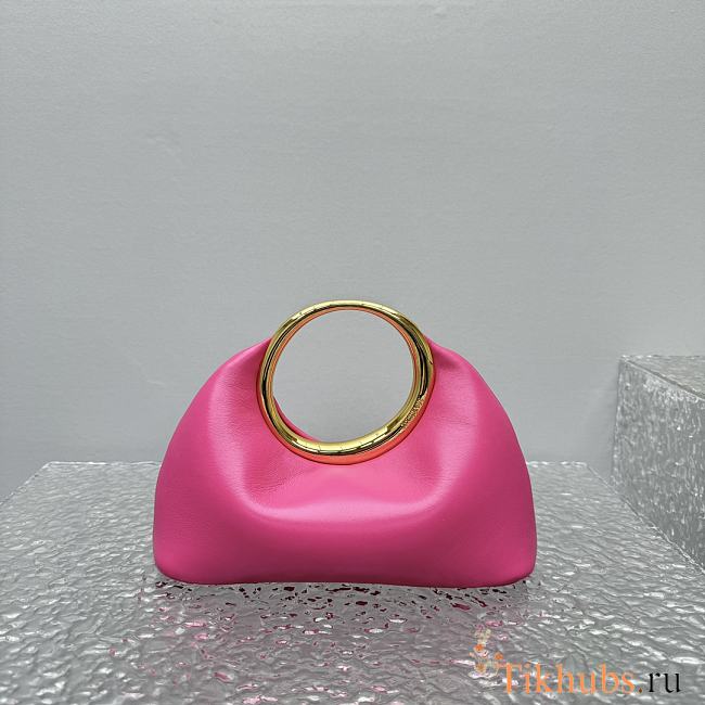 Jacquemus Le Petit Calino Mini Leather Pink Tote Bag 24x9.5x20cm - 1