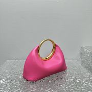 Jacquemus Le Petit Calino Mini Leather Pink Tote Bag 24x9.5x20cm - 4