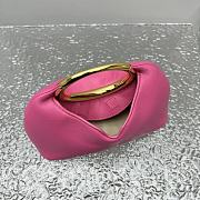 Jacquemus Le Petit Calino Mini Leather Pink Tote Bag 24x9.5x20cm - 2