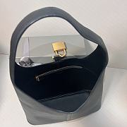 Balenciaga Locker Medium North-South Hobo Bag Black Gold 35x10x26cm - 6