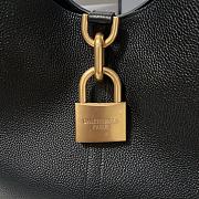 Balenciaga Locker Medium North-South Hobo Bag Black Gold 35x10x26cm - 2