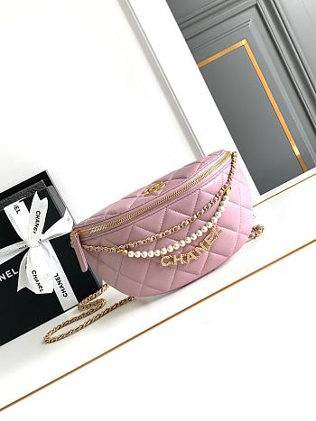 Chanel Bumbag Pink 17x24x11cm