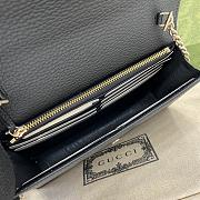 Gucci Interlocking G Wallet On Chain in Black 20x13x6cm - 2