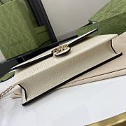 Gucci Interlocking G Wallet On Chain White 20x13x6cm - 4