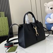 Gucci Jackie Small Tote Bag Black 24x17.5x8.5cm - 5