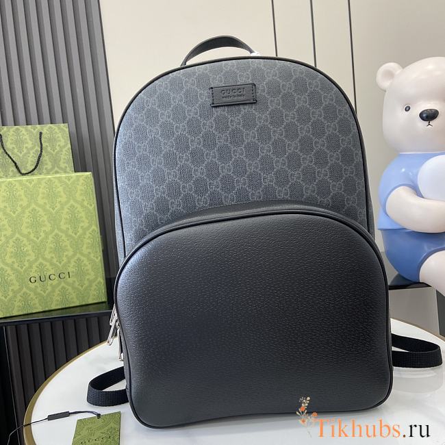 Gucci Medium GG Backpack With Tag Black 40x29x14cm - 1