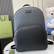 Gucci Medium GG Backpack With Tag Black 40x29x14cm - 1