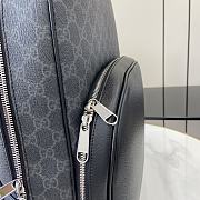 Gucci Medium GG Backpack With Tag Black 40x29x14cm - 2