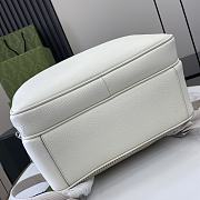 Gucci Medium GG Backpack With Tag White 40x29x14cm - 6