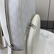 Gucci Medium GG Backpack With Tag White 40x29x14cm - 4