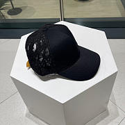 Dior Baseball Hat Duck Cap Black - 3