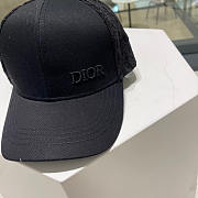 Dior Baseball Hat Duck Cap Black - 2