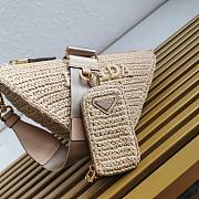 Prada Triangle Crochet Shoulder Bag 26x14x10.5cm - 4