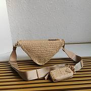 Prada Triangle Crochet Shoulder Bag 26x14x10.5cm - 2