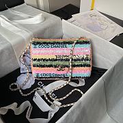 Chanel 24A Flap Bag Multicolor 21cm - 1