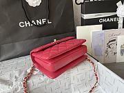 Chanel Mini Trendy Top Handle Red Bag 19.5cm - 3