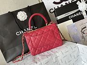 Chanel Mini Trendy Top Handle Red Bag 19.5cm - 6