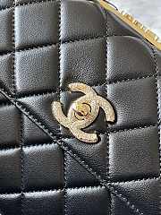 Chanel Trendy 24C Top Handle Black 19.5x14.5x5.8cm - 4