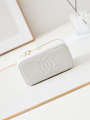 Chanel Vanity Case White Bag 17x9.5x8cm - 3