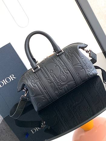 Dior Weekender 25 Black Calfskin Gravity 31 x 18 x 12 cm