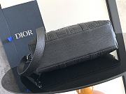 Dior Weekender 25 Black Calfskin Gravity 31 x 18 x 12 cm - 5