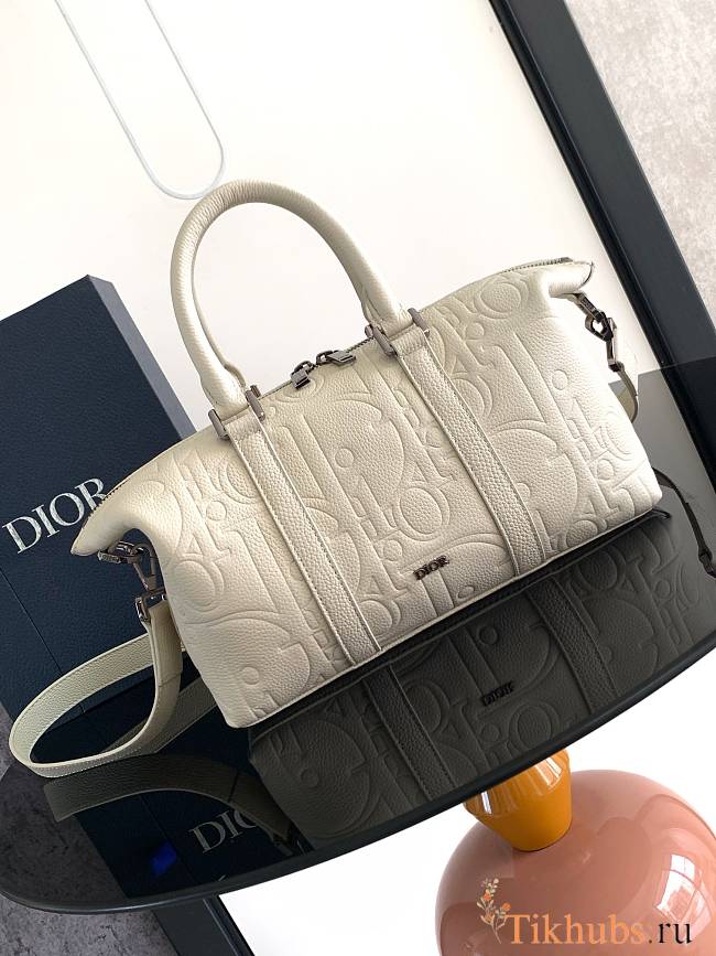 Dior Weekender 25 Beige Calfskin Gravity 31 x 18 x 12 cm - 1
